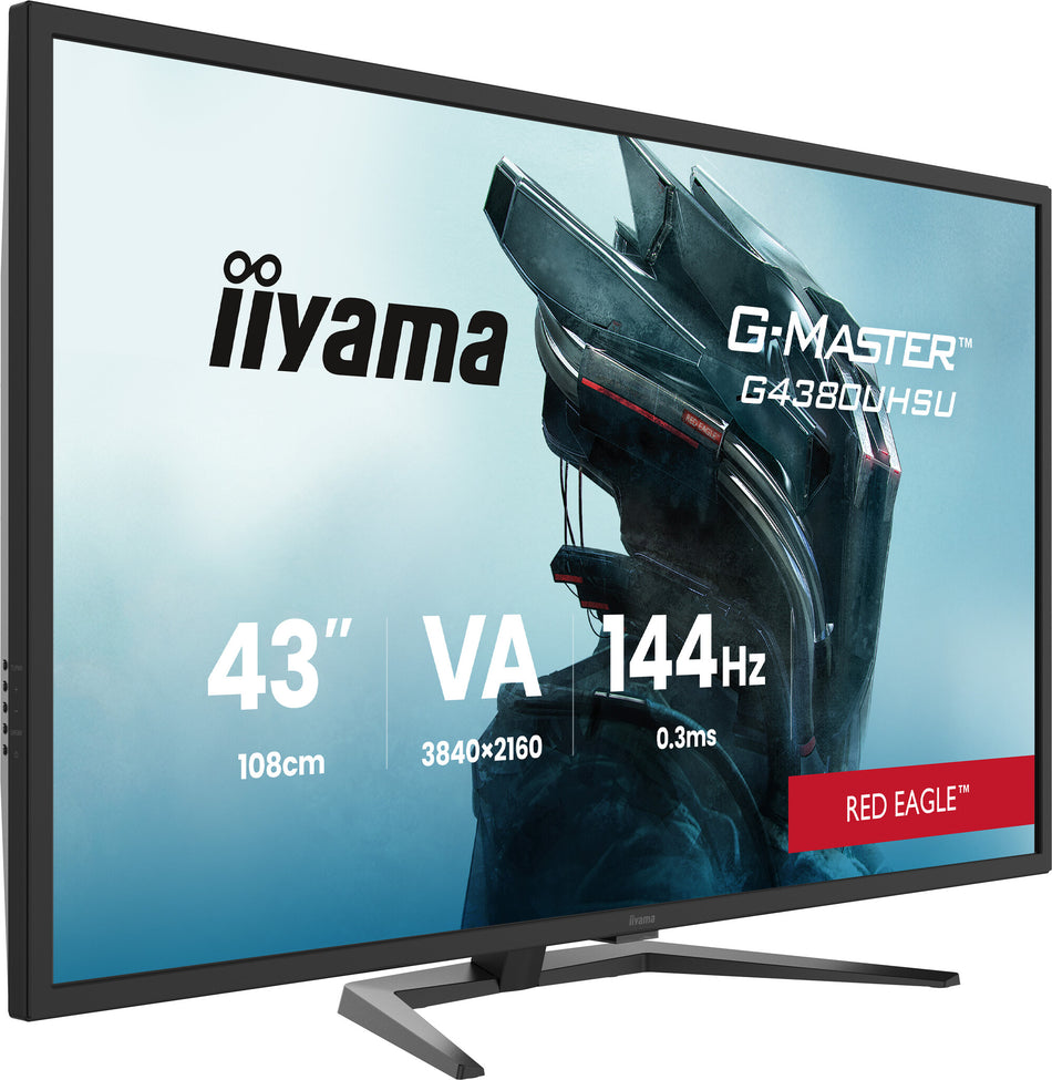 iiyama G-MASTER Level up your gaming experience with the 43” G4380UHSU monitor