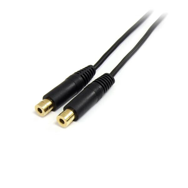 StarTech.com 6in Stereo Splitter Cable - 3.5mm Male to 2x 3.5mm Female