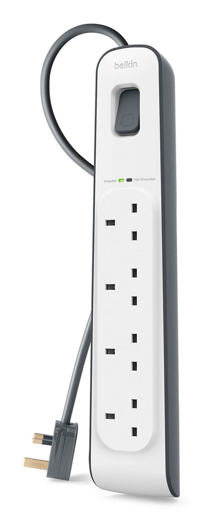 Belkin BSV400AF2M surge protector White 4 AC outlet(s) 2 m