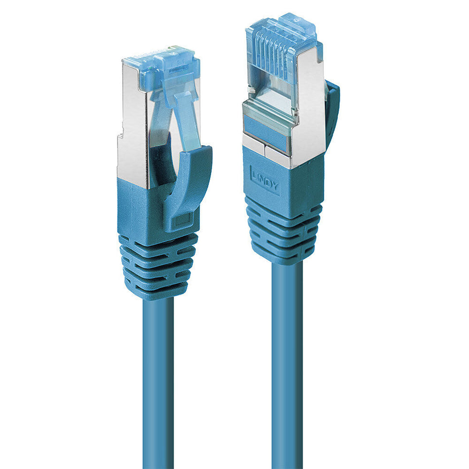 Lindy 47147 networking cable Blue 1 m Cat6a S/FTP (S-STP)