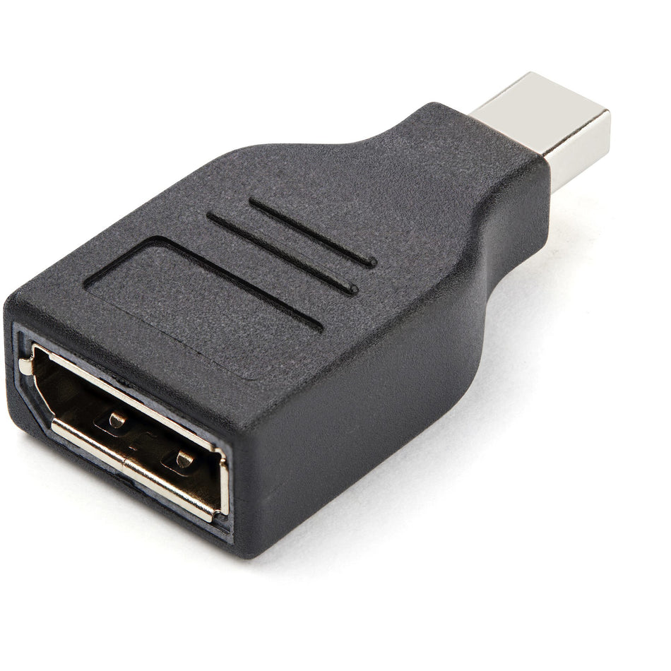 StarTech.com Compact Mini DisplayPort to DisplayPort Adapter - 4K x 2K Video - UHD Mini DP to DP Converter - mDP to DP 1.2 Adapter - mDP PC/Computer to DisplayPort Monitor/Display - M/F