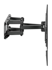 Manhattan Wall Mount for TV & Monitors (Full Motion), For screens 32" to 65", VESA compatibility: all between 100x100mm to 600x400mm - check the dimensions of the four mounting holes on back of screen to ensure it fits, Max 40kg, Black, Bracket, Lifetime