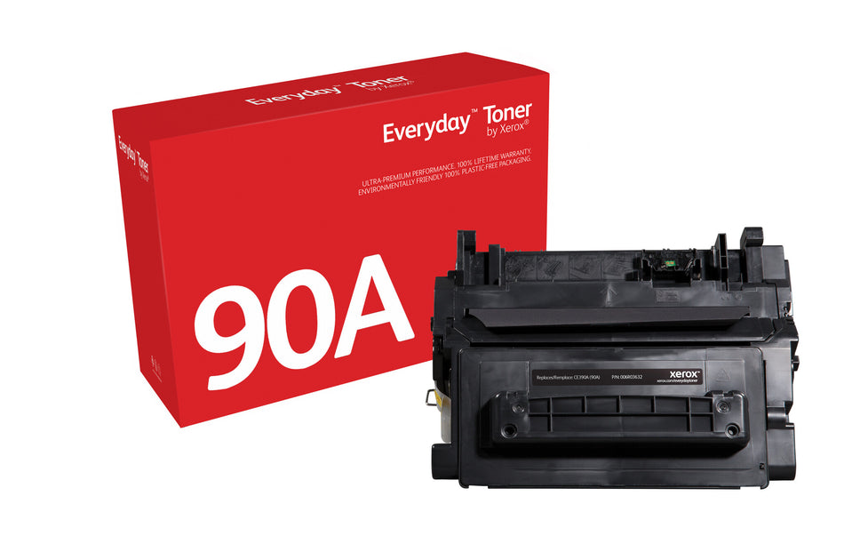 Everyday ™ Black Toner by Xerox compatible with HP 90A (CE390A), Standard capacity