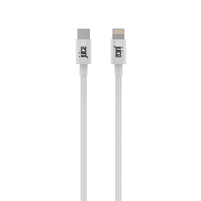 Juice JUI-CABLE-LIGHT-TYPEC-2M-RND-WHT lightning cable White