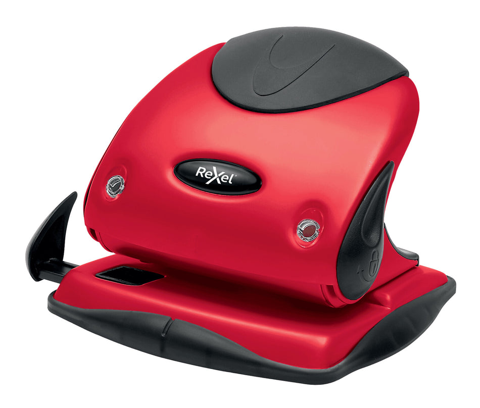 Rexel P225 hole punch 25 sheets Red