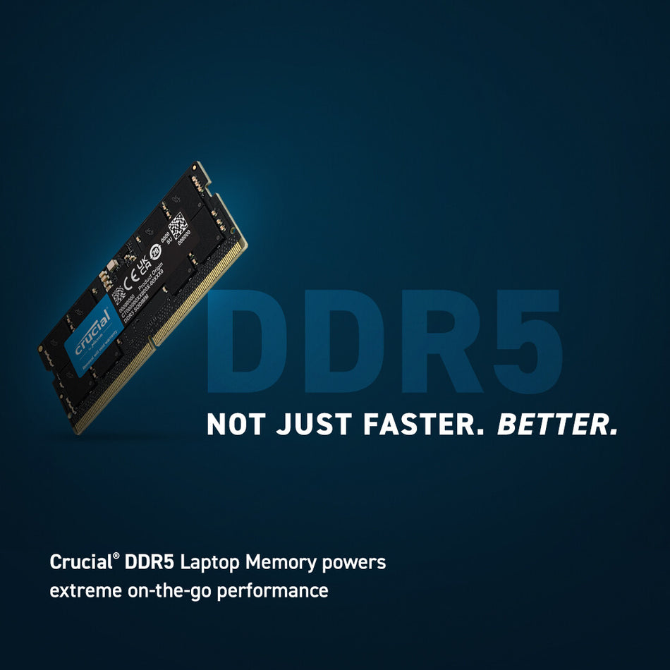 Crucial CT2K32G56C46S5 memory module 64 GB 2 x 32 GB DDR5 5600 MHz