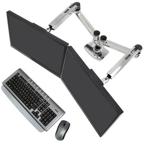 Ergotron LX Series 45-245-026 monitor mount / stand 68.6 cm (27") Desk Silver