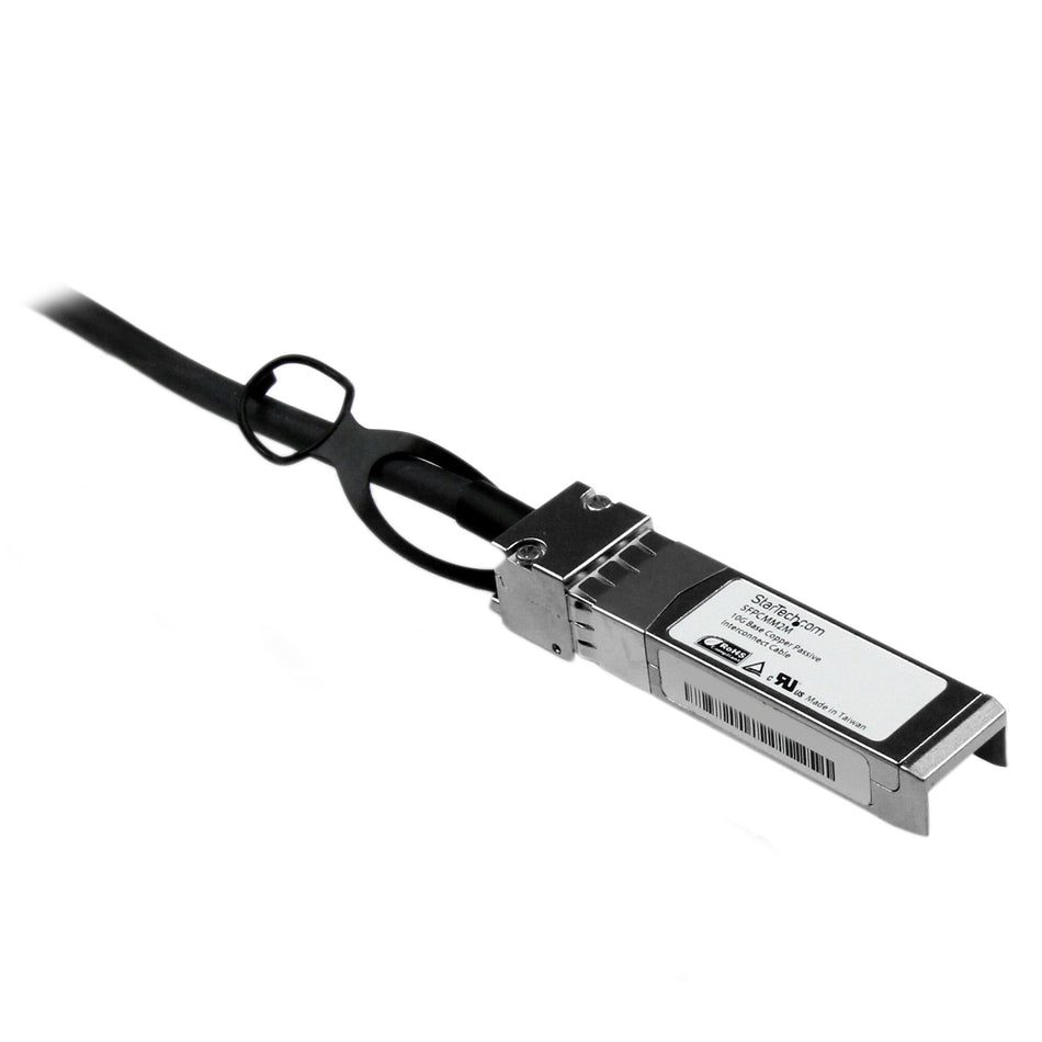 StarTech.com Cisco SFP-H10GB-CU2M Compatible 2m 10G SFP+ to SFP+ Direct Attach Cable Twinax - 10GbE SFP+ Copper DAC 10 Gbps Low Power Passive Mini GBIC/Transceiver Module DAC Firepower ASR920 ASR9000