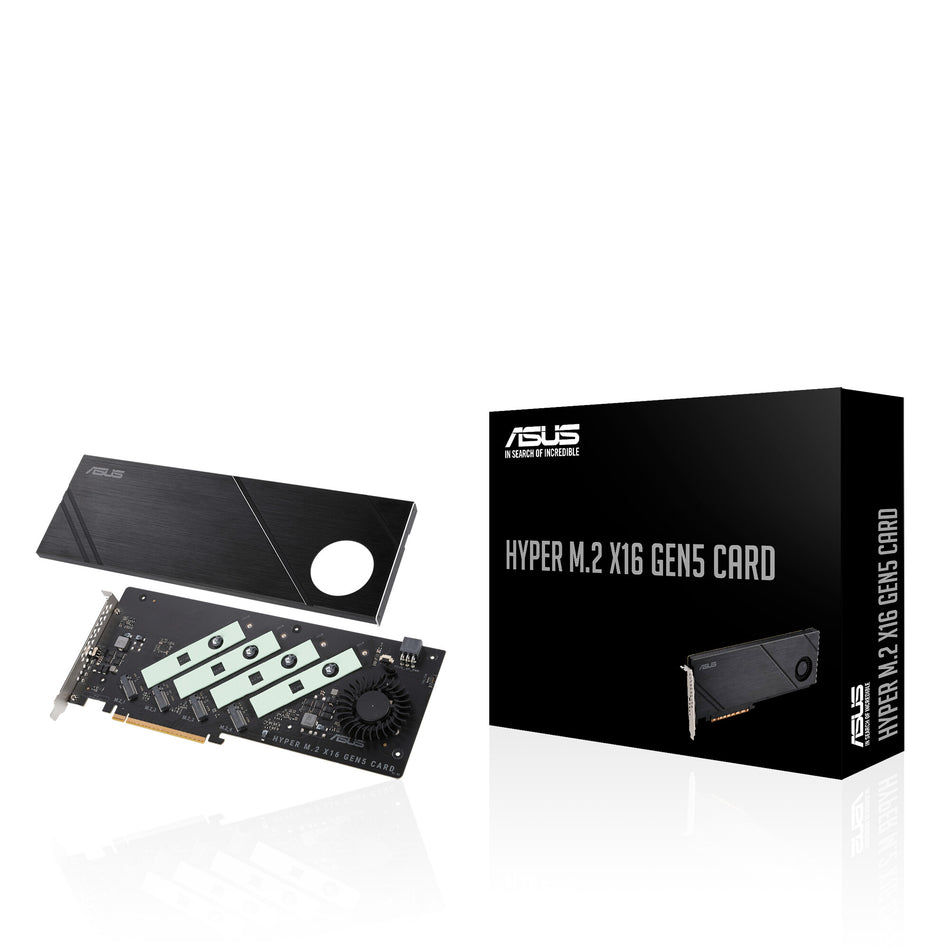 ASUS Hyper M.2 x16 Gen5 Card interface cards/adapter Internal