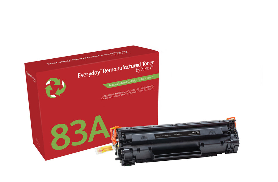 Everyday ™ Mono Remanufactured Toner by Xerox compatible with HP 83A (CF283A), Standard capacity