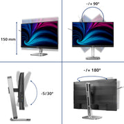 Philips 6000 series 27B2U6903/00 computer monitor 68.6 cm (27") 3840 x 2160 pixels 4K Ultra HD LED Anthracite