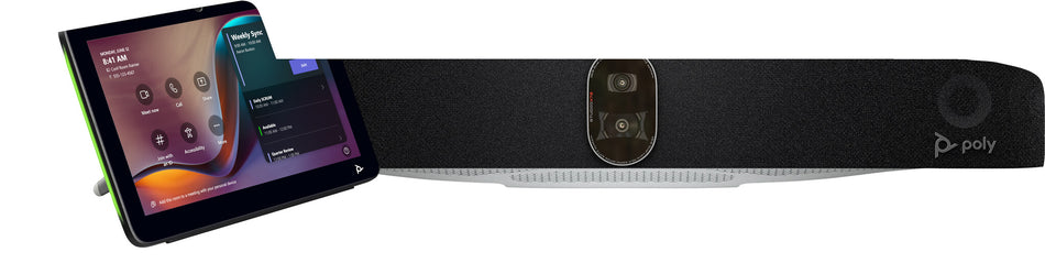 POLY Studio X72 All-In-One Video Bar with TC10 Controller Kit