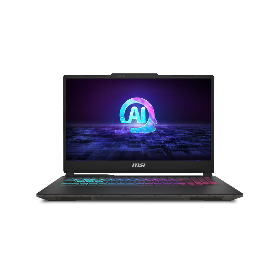 MSI Cyborg 15 AI A1VEK-002UK Intel Core Ultra 7 155H Laptop 39.6 cm (15.6") Full HD 16 GB DDR5-SDRAM 512 GB SSD NVIDIA GeForce RTX 4050 Wi-Fi 6E (802.11ax) Windows 11 Home Black