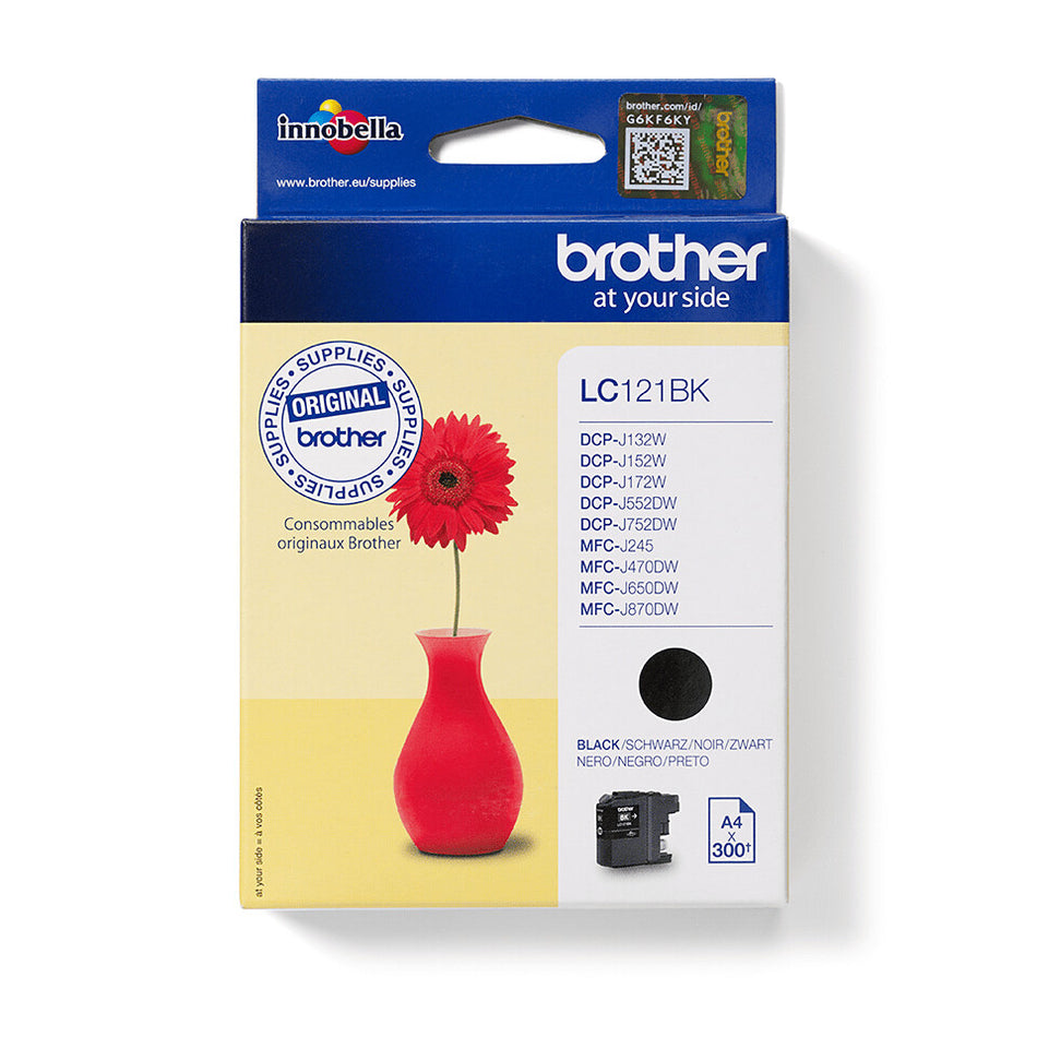 Brother LC121BK ink cartridge 1 pc(s) Original Black