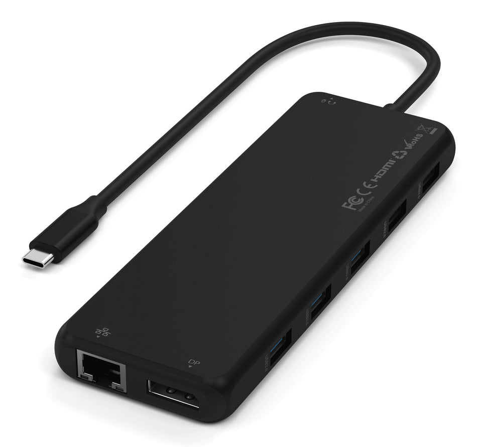 Satechi ST-P3D13K interface hub USB Type-C 10000 Mbit/s Black
