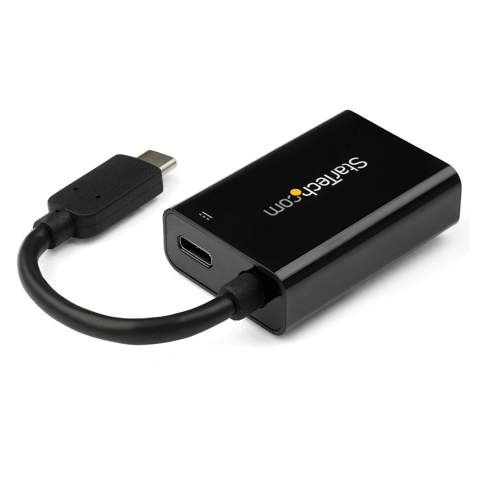 StarTech.com USB C to VGA Adapter with Power Delivery - 1080p USB Type-C to VGA Monitor Video Converter w/ Charging - 60W PD Pass-Through - Thunderbolt 3 Compatible - Black