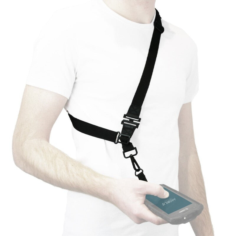 Mobilis UNIVERSAL SHOULDER STRAP WITH SAFETY RELEASE SYSTEM + UNIVERSAL TEXTILE RING 001084