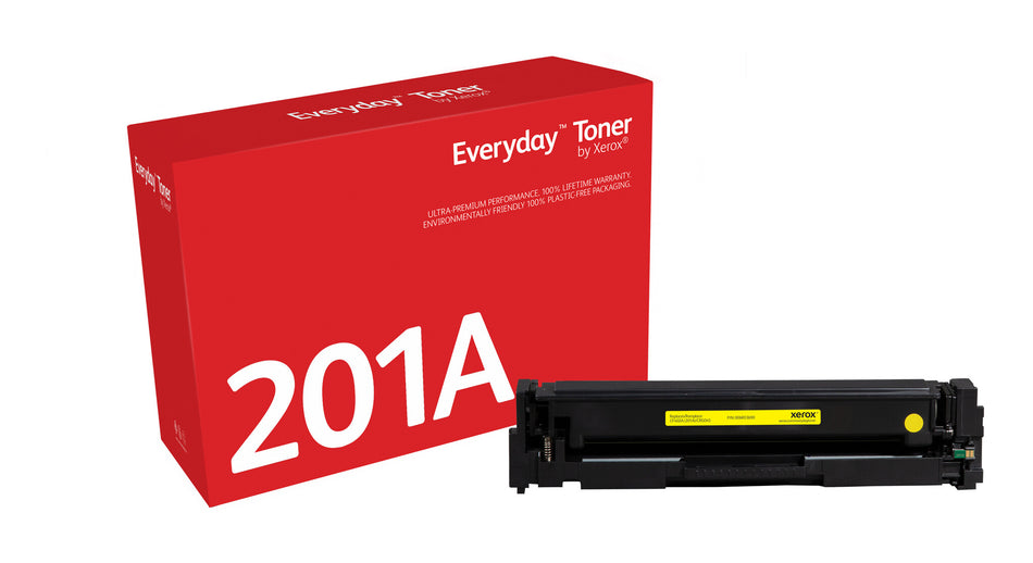 Everyday ™ Yellow Toner by Xerox compatible with HP 201A (CF402A), Standard capacity