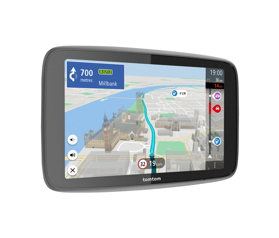 TomTom GO Camper Max navigator Fixed 17.8 cm (7") Touchscreen 400 g Black