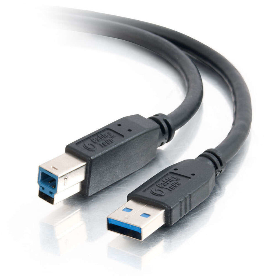 C2G 2m USB 3.0 USB cable USB 3.2 Gen 1 (3.1 Gen 1) USB A USB B Black