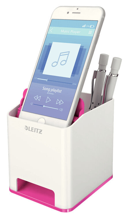 Leitz 53631023 pen/pencil holder Polystyrene Pink, White