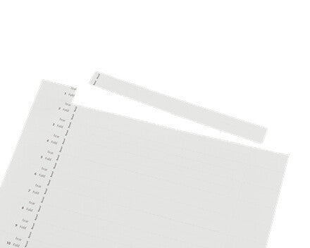 Rexel Crystalfile `330` Lateral File Insert White (25)