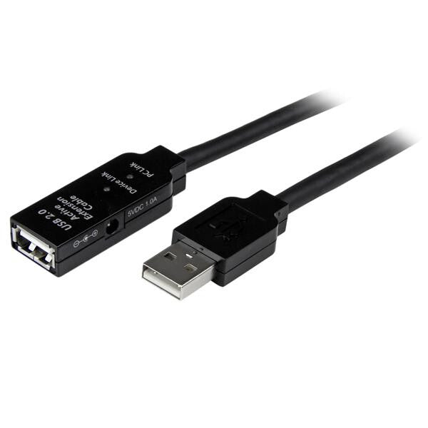 StarTech.com 5m USB 2.0 Active Extension Cable - M/F