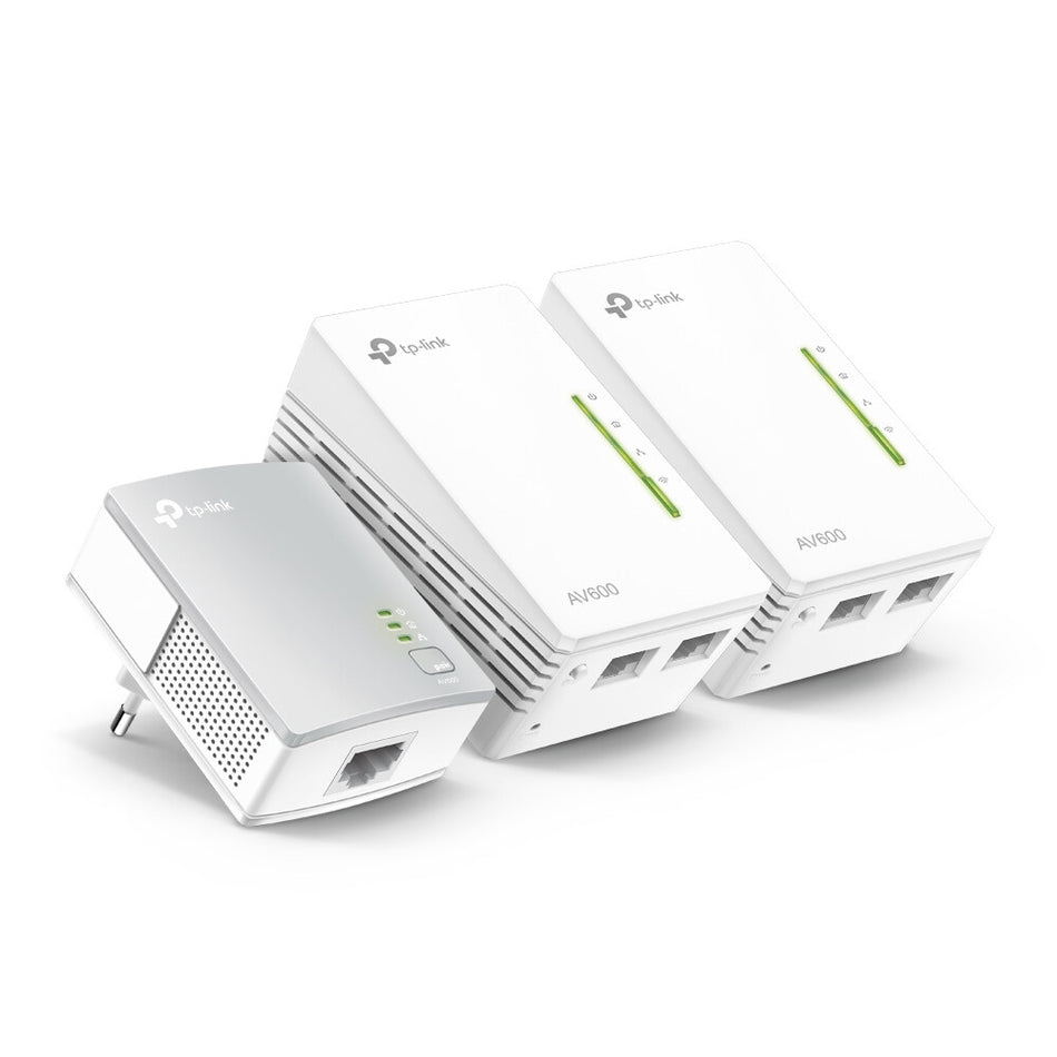 TP-Link TL-WPA4220T KIT PowerLine network adapter 300 Mbit/s Ethernet LAN Wi-Fi White 3 pc(s)