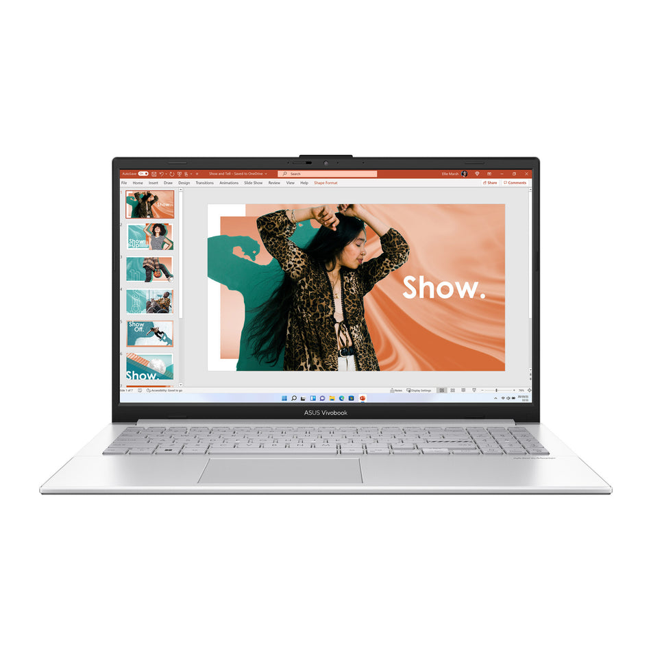 ASUS Vivobook Go 15 E1504FA-NJ158W AMD Ryzen™ 5 7520U Laptop 39.6 cm (15.6") Full HD 8 GB LPDDR5-SDRAM 512 GB SSD Wi-Fi 6E (802.11ax) Windows 11 Home in S mode Silver