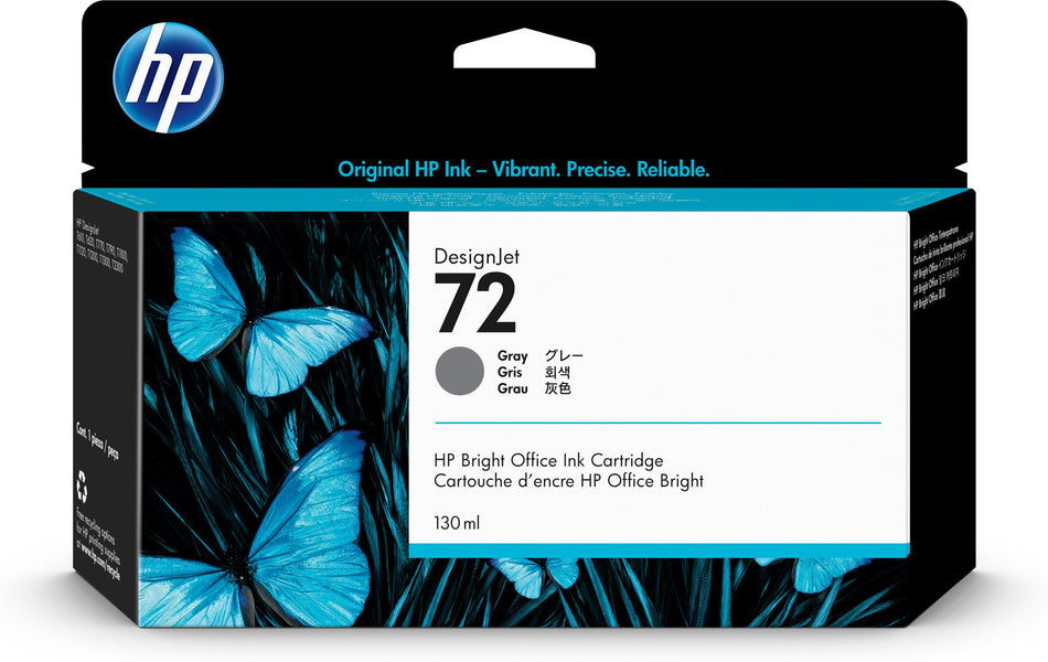 HP 72 130-ml Gray Ink Cartridge