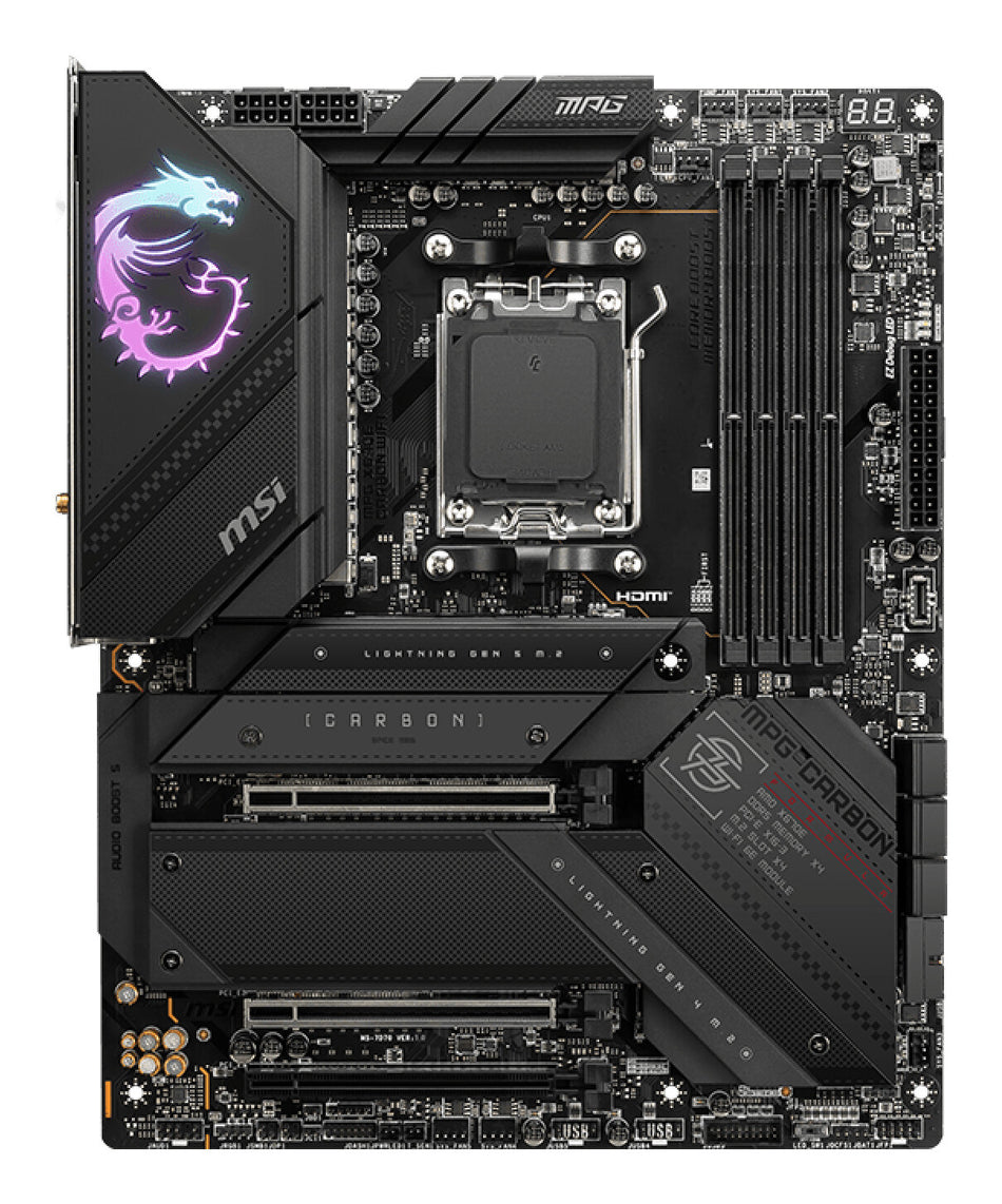 MSI MPG X670E CARBON WIFI motherboard AMD X670 Socket AM5 ATX