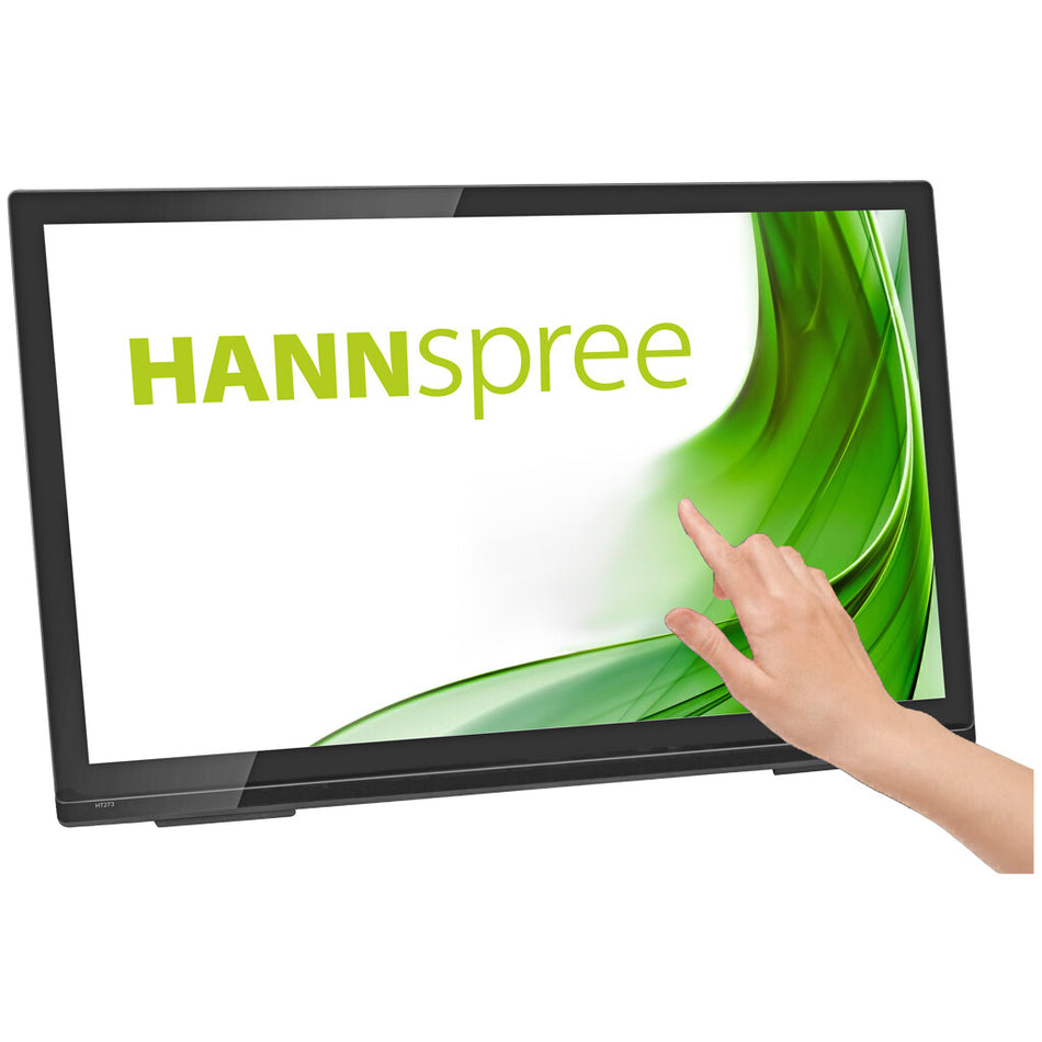 Hannspree HT273HPB computer monitor 68.6 cm (27") 1920 x 1080 pixels Full HD LED Touchscreen Tabletop Black