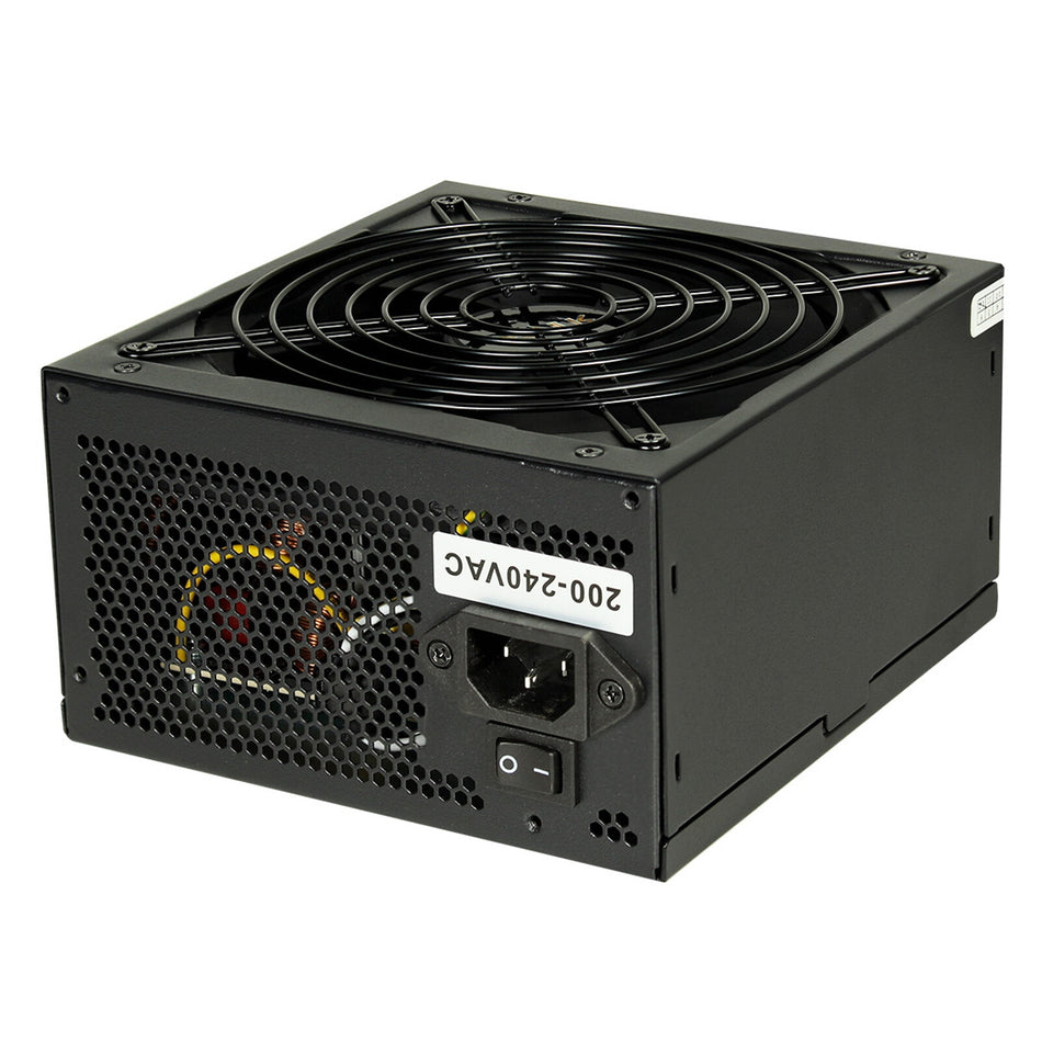 CRONUS 500ATV FX PRO 500W PSU 140mm Silent Cooling Fan 80 PLUS Bronze Non Modular Flat Black Cables Supreme Performance power supply unit