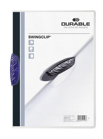 Durable Swingclip report cover Polypropylene (PP) Dark Blue