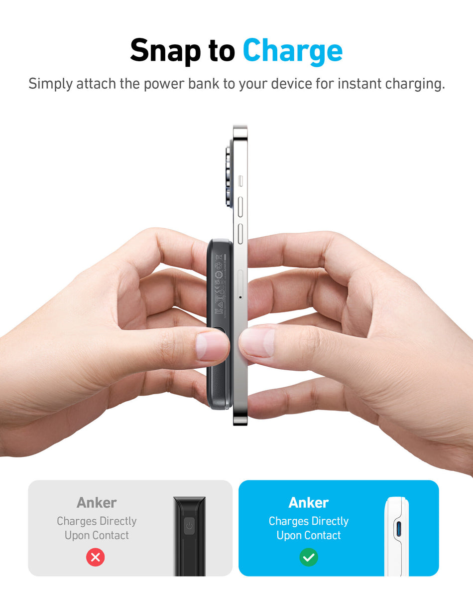 Anker 322 MagGo 5000 mAh Wireless charging Black