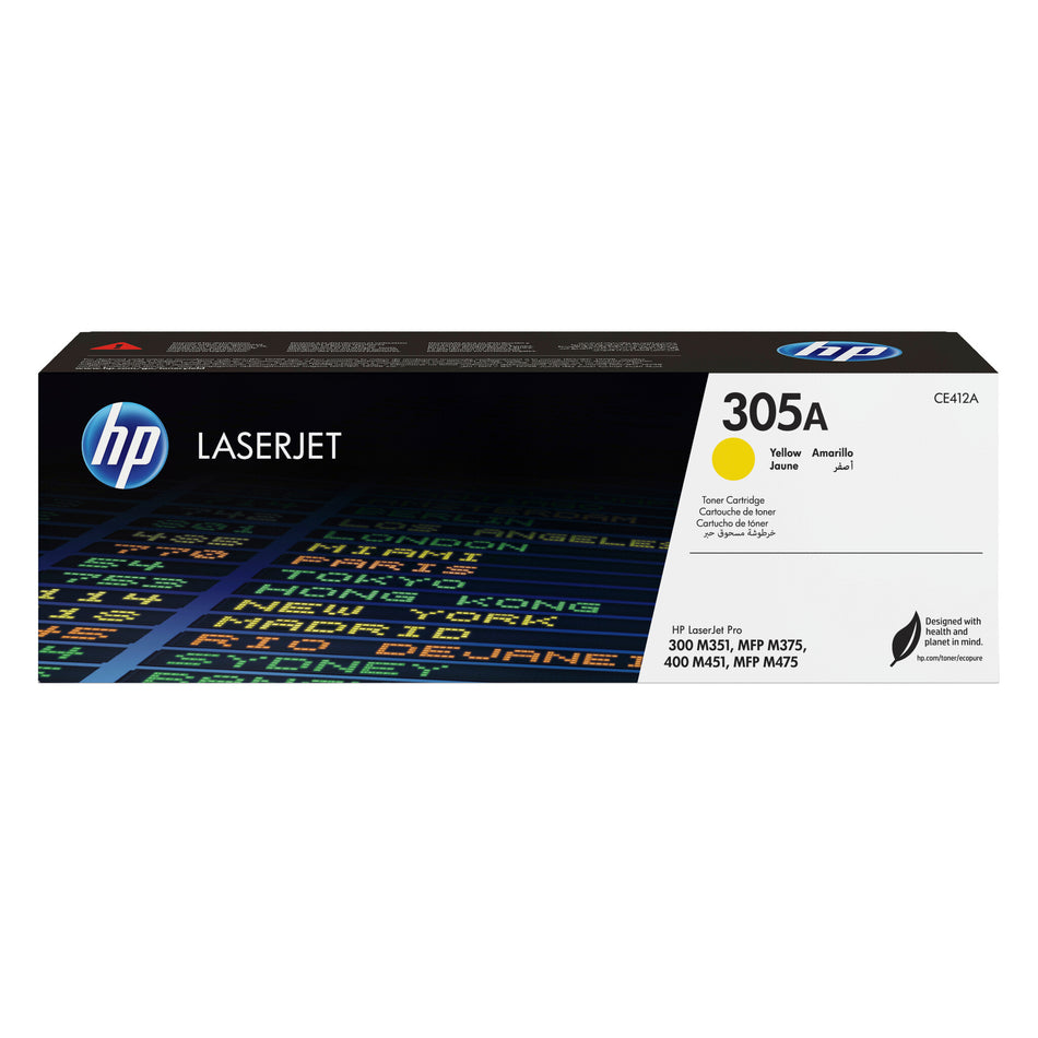 HP 305A Yellow Original LaserJet Toner Cartridge