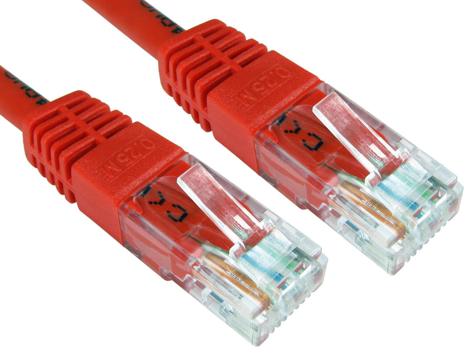 Cables Direct UTP Cat6 15m networking cable Red U/UTP (UTP)