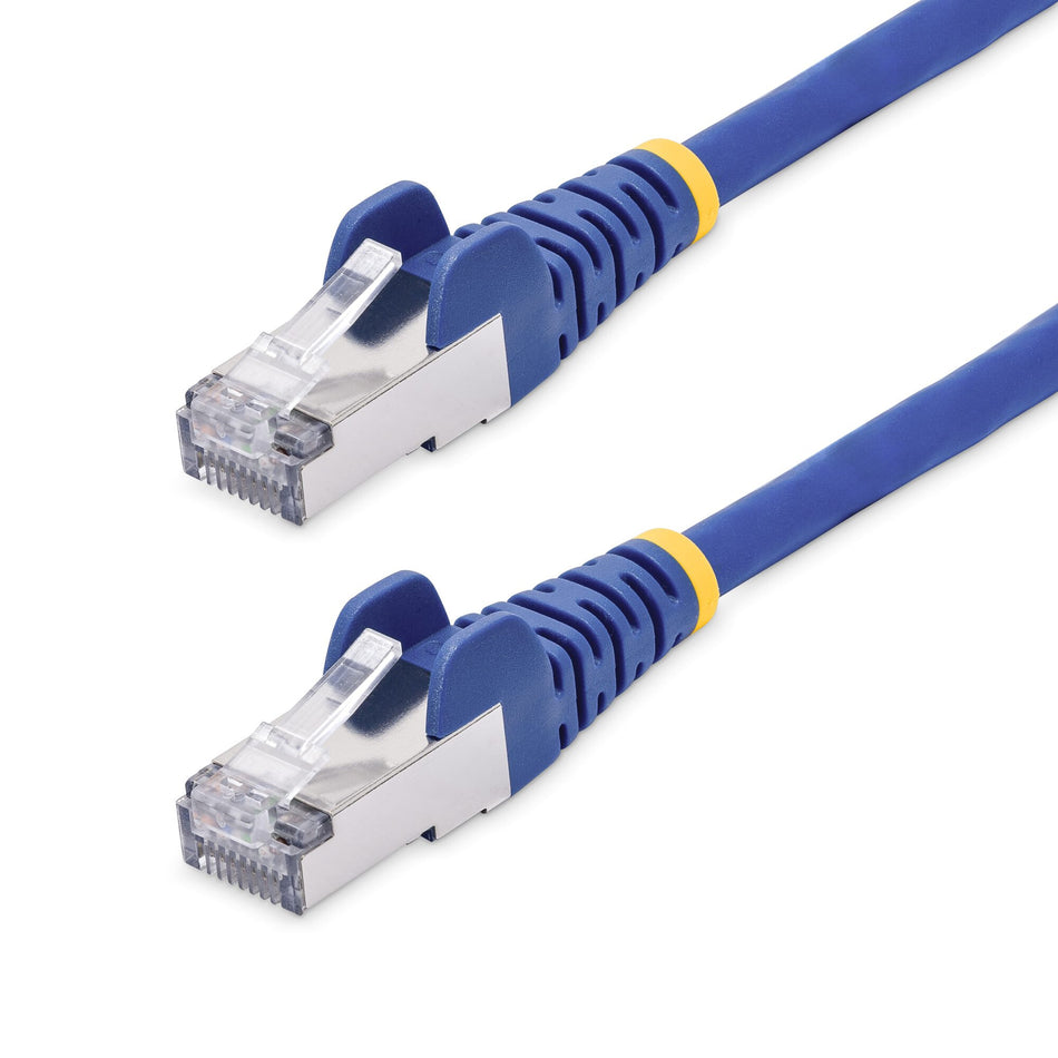 StarTech.com 3m Blue CAT8 Ethernet Cable, Snagless RJ45, 25G/40G, 2000MHz, 100W PoE++, S/FTP, 26AWG Pure Bare Copper Wire, LSZH, Shielded Network Patch Cord w/Strain Reliefs, Fluke Channel Tested