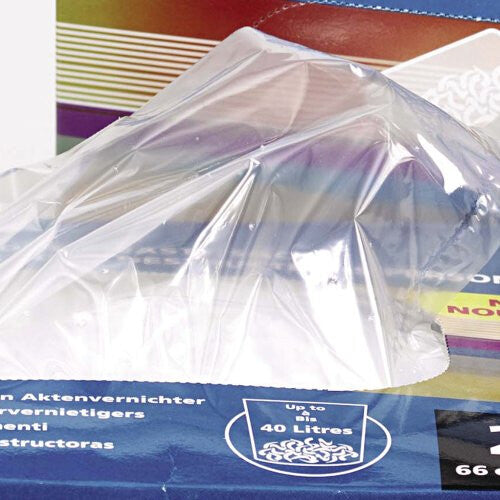 Rexel Plastic Waste Sacks for Wide Entry Shredders 175L (pack of 100)