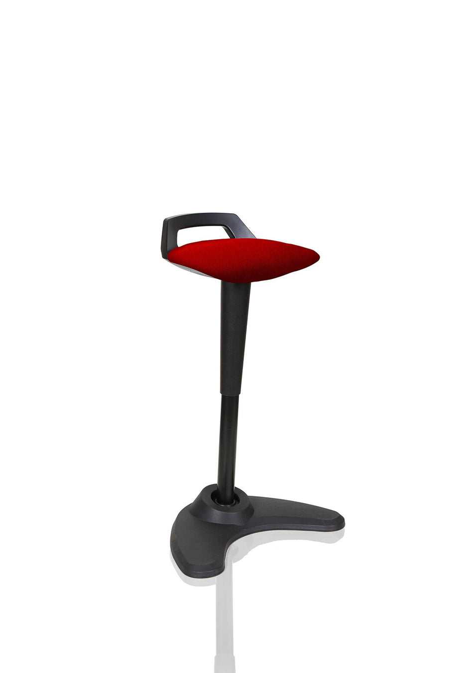 Dynamic KCUP1202 saddle chair Padded seat Cherry (fruit) Fabric, Foam Black Metal Metal, Plastic 1 pc(s)