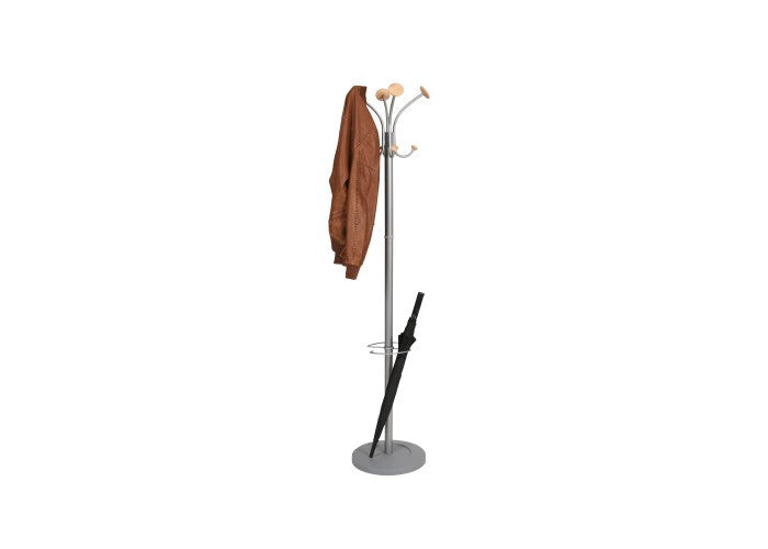 Alba PMVIENA coat rack Floorstanding 8 hook(s) Silver
