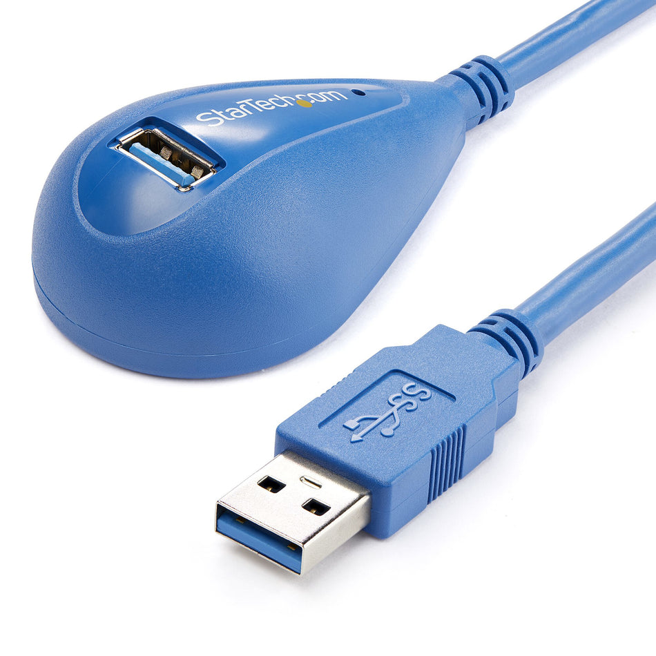 StarTech.com 5 ft Desktop SuperSpeed USB 3.0 Extension Cable - A to A M/F