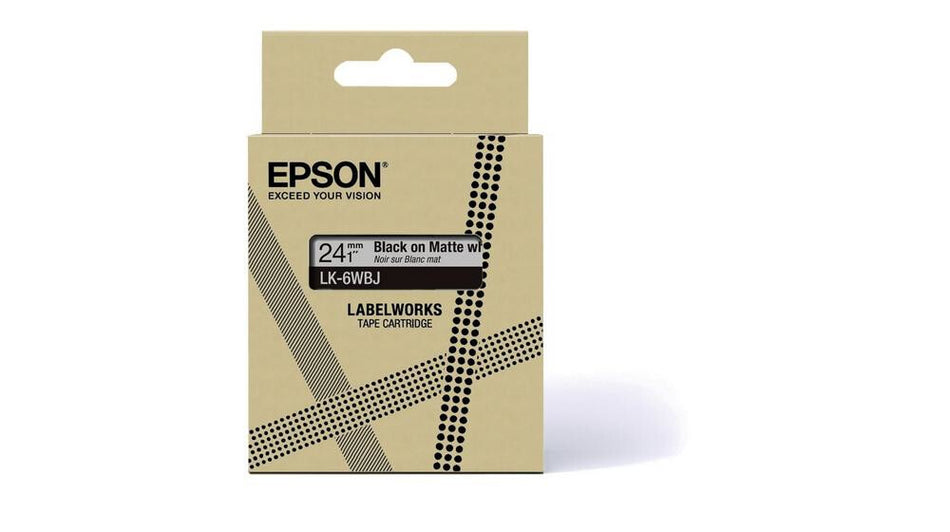 Epson LK-6WBJ Black, White