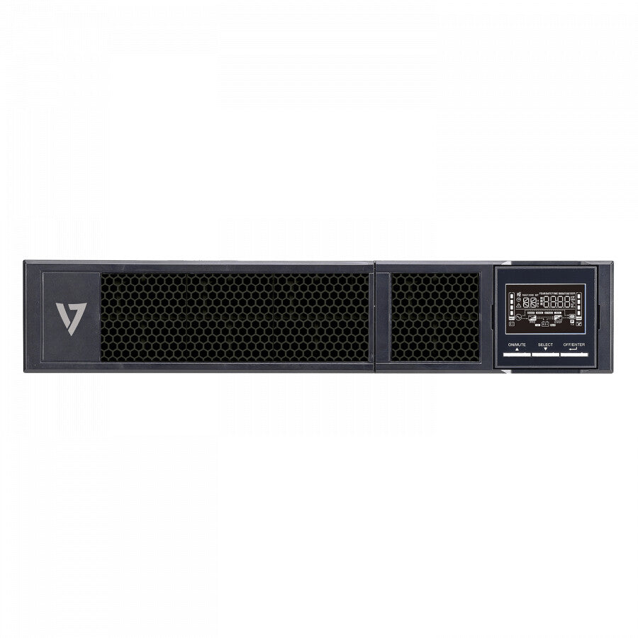 V7 UPS2URM3000DC-NC-1E uninterruptible power supply (UPS) Double-conversion (Online) 3 kVA 3000 W 8 AC outlet(s)