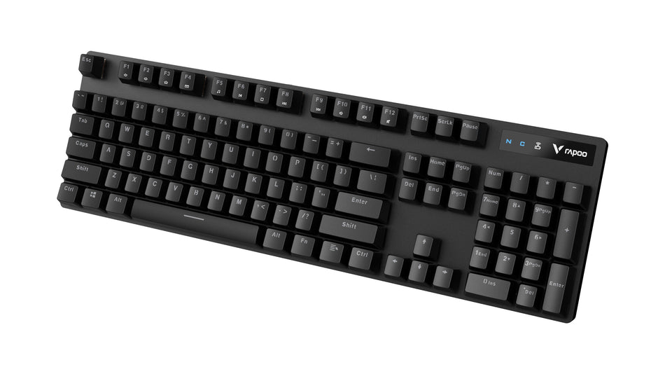 Rapoo V500PRO 2.4 keyboard Gaming USB + Bluetooth QWERTY Black