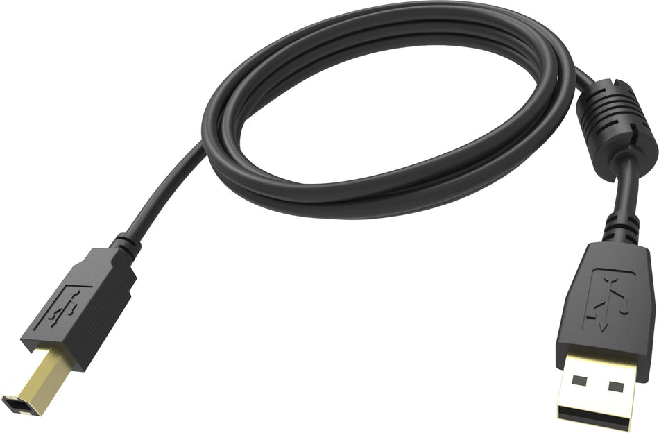 Vision TC 5MUSB/BL USB cable USB 2.0 5 m USB A USB B Black