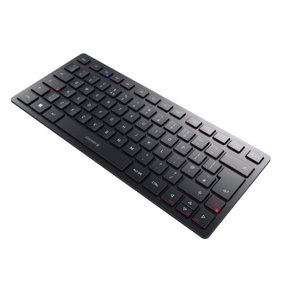 CHERRY KW 9200 MINI keyboard Universal USB + RF Wireless + Bluetooth QWERTY UK English Black