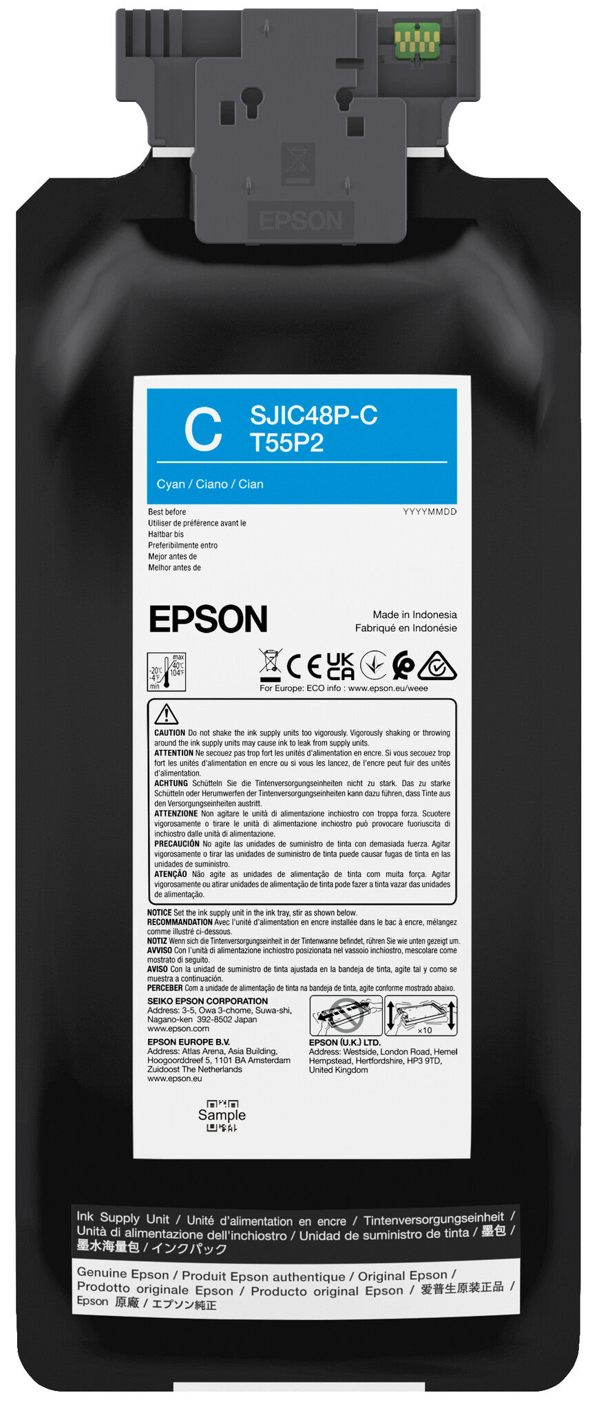 Epson SJIC48P-C ink cartridge 1 pc(s) Original Cyan