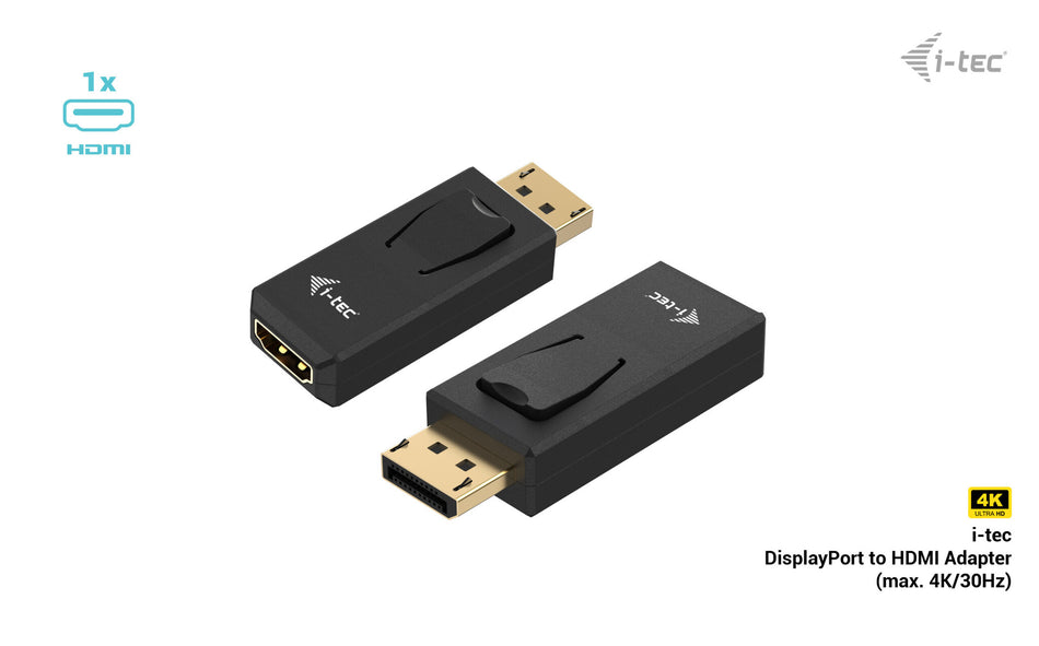 i-tec Passive DisplayPort to HDMI Adapter (max 4K/30Hz)