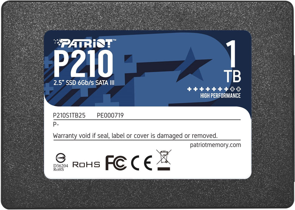 Patriot Memory P210 1 TB 2.5" Serial ATA III